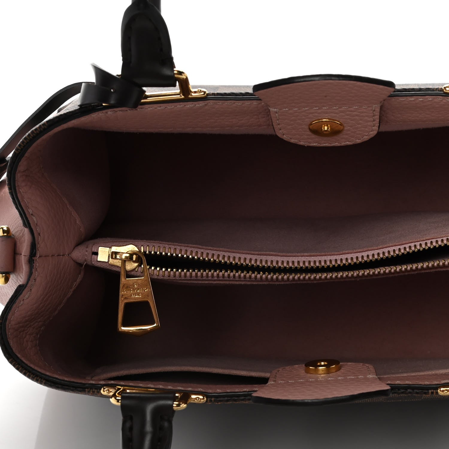 Louis Vuitton Damier Ebene Cuir Taurillon Brittany Magnolia 5 of 10