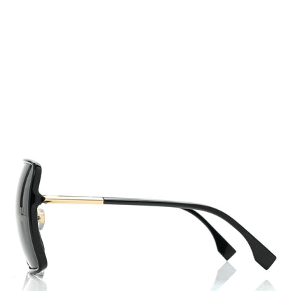 Fendi Square Sunglasses FF 0402/S Black 3 of 6