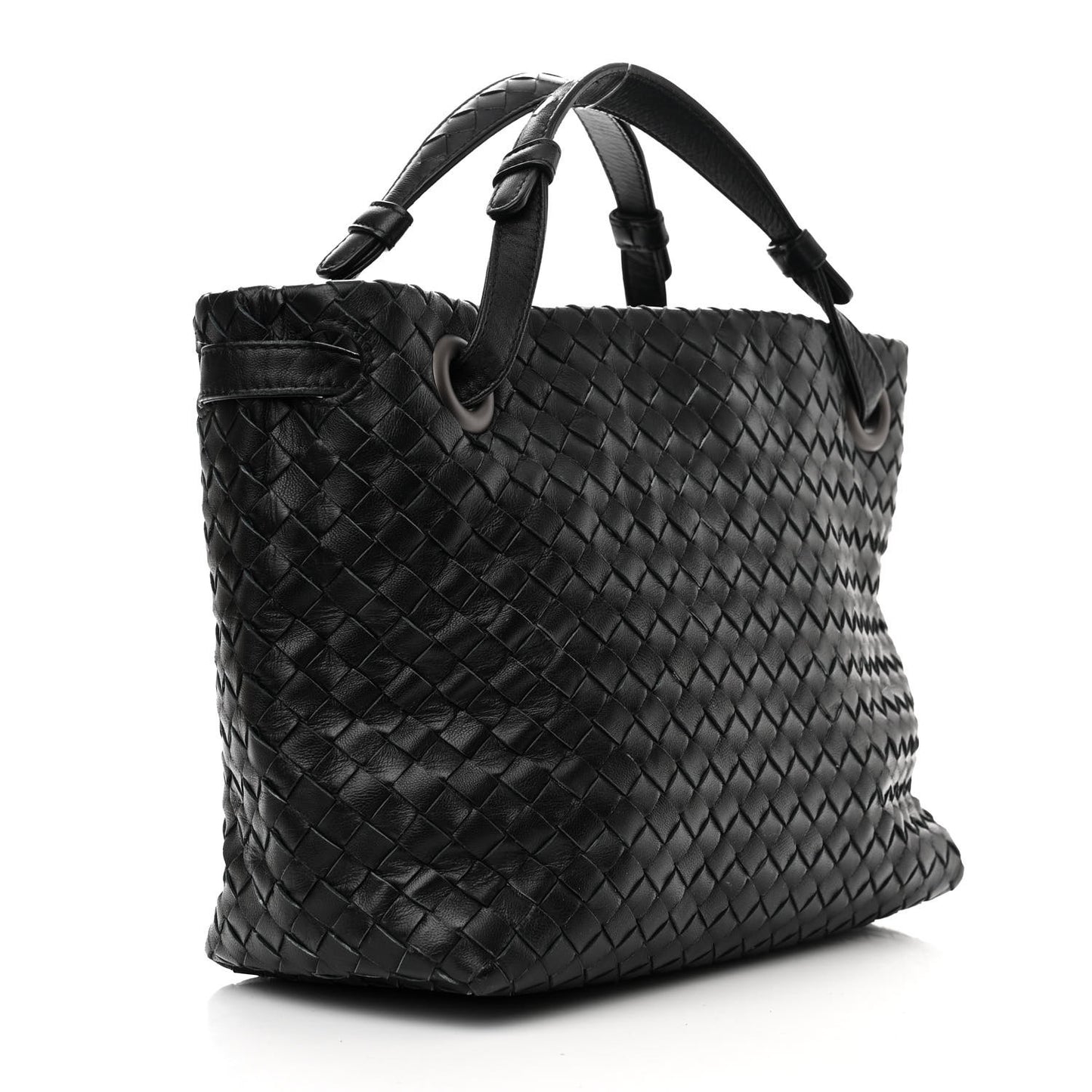 Nappa Intrecciato Small Bella Tote Black
