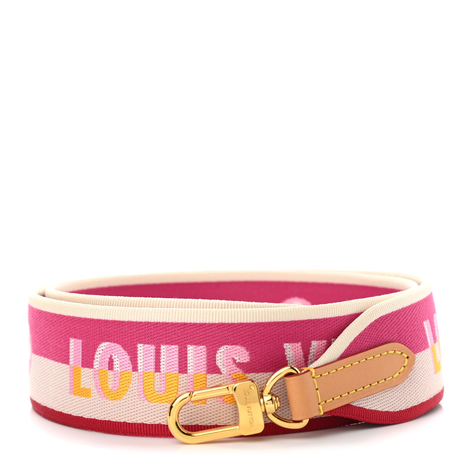 Louis Vuitton Jacquard Speedy Bandouliere 20 Shoulder Strap Fuchsia 1 of 3