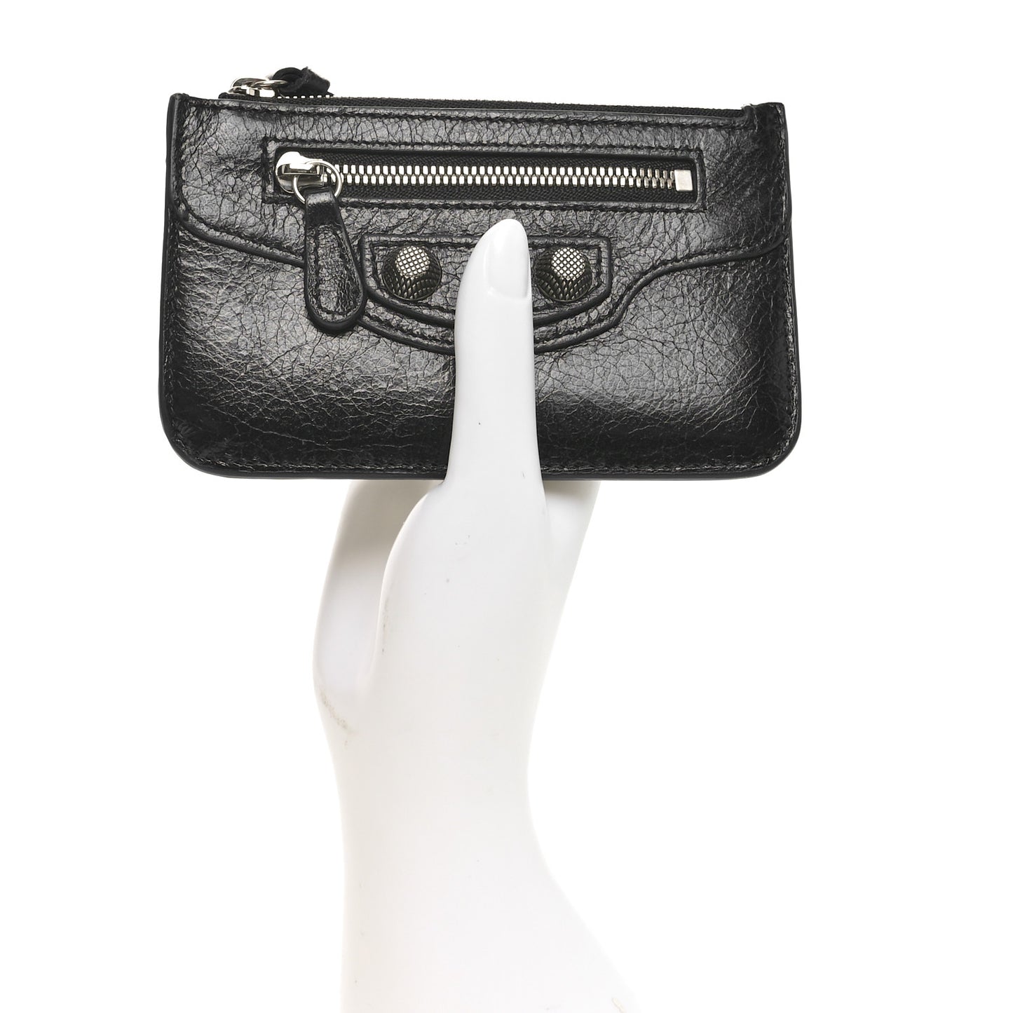 Agneau Le Cagole Coin Card Holder Black