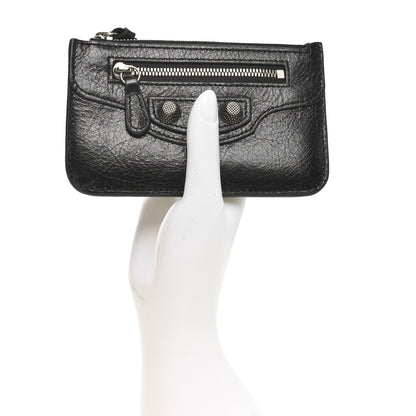 Balenciaga Agneau Le Cagole Coin Card Holder Black 2 of 10