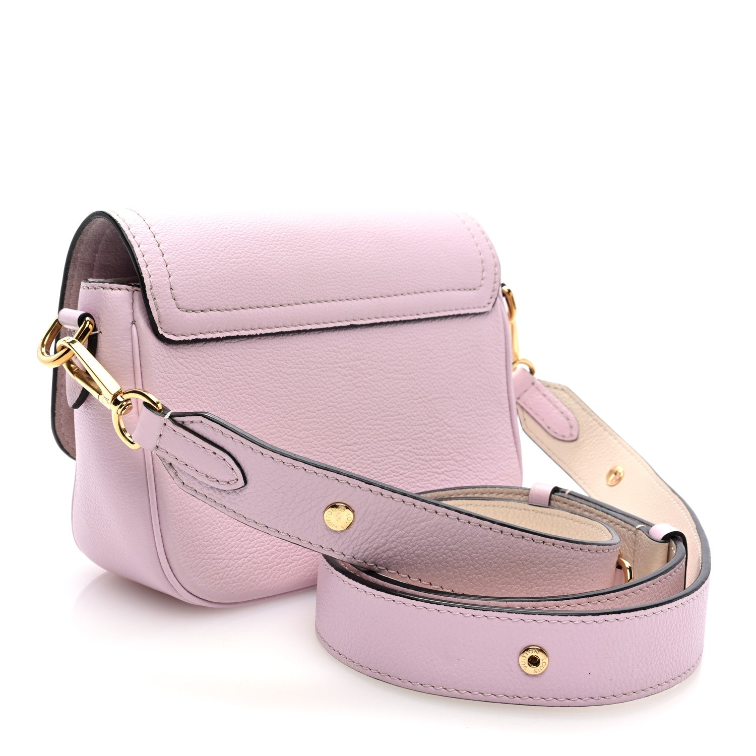 Louis Vuitton Grained Calfskin Lockme Tender Rose Water 3 of 9