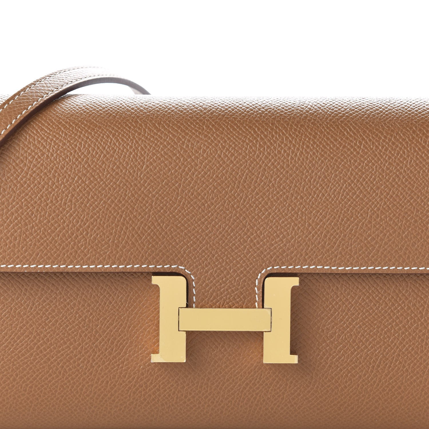 Hermes Epsom Constance Long Wallet To Go Gold 9 of 10