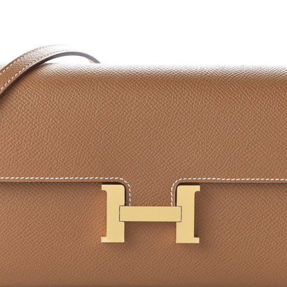 Hermes Epsom Constance Long Wallet To Go Gold 9 of 10