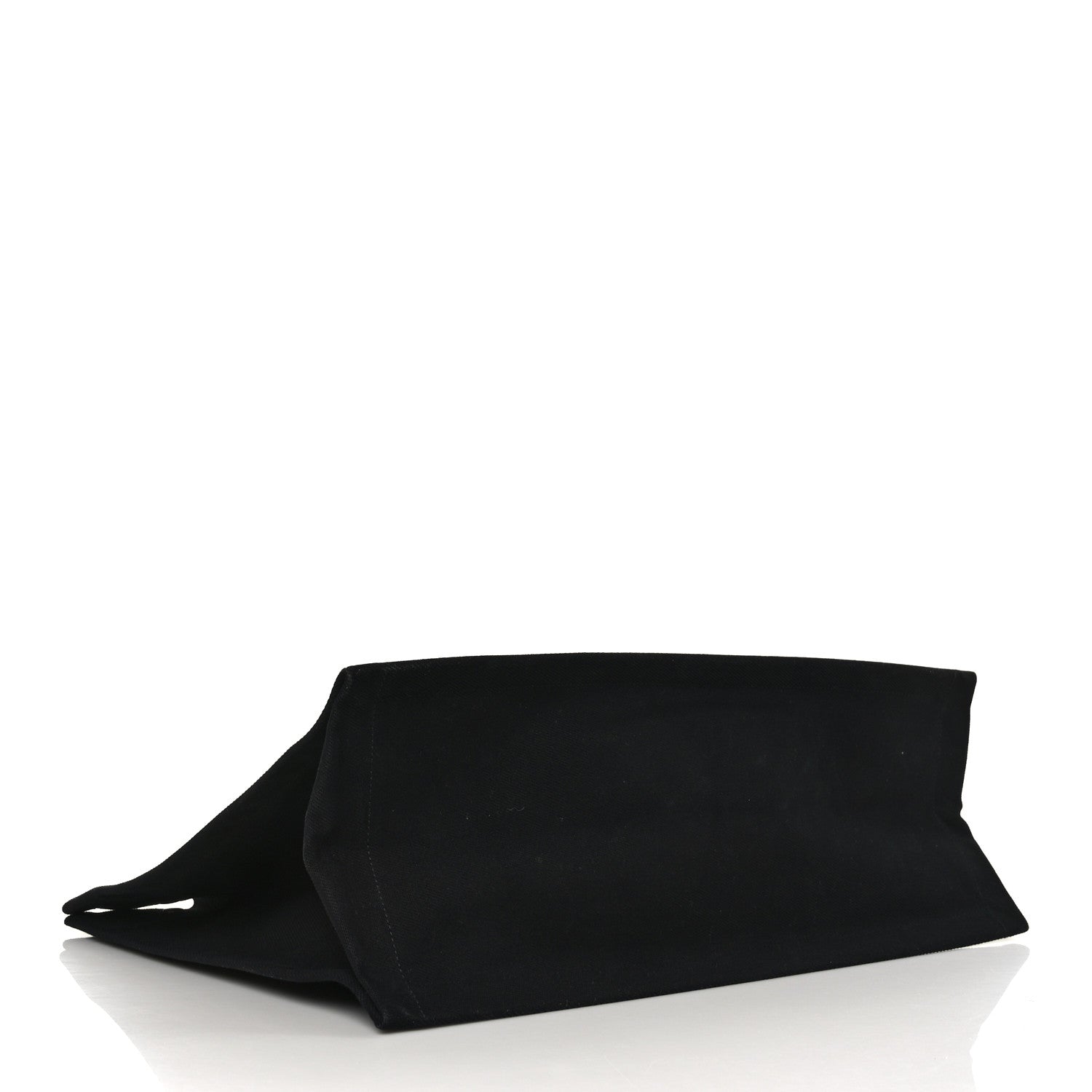 Saint Laurent Linen Calfskin Rive Gauche Tote Black 4 of 9
