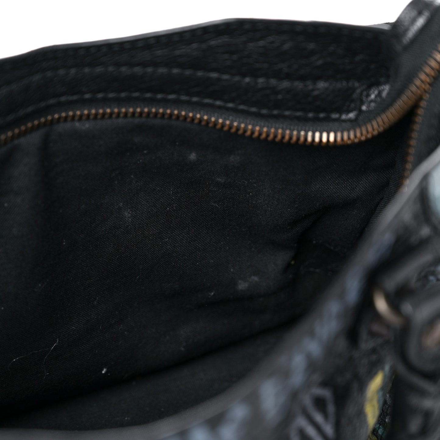 Agneau Arena Graffiti All Over Classic Hardware Mini City Black Multicolor