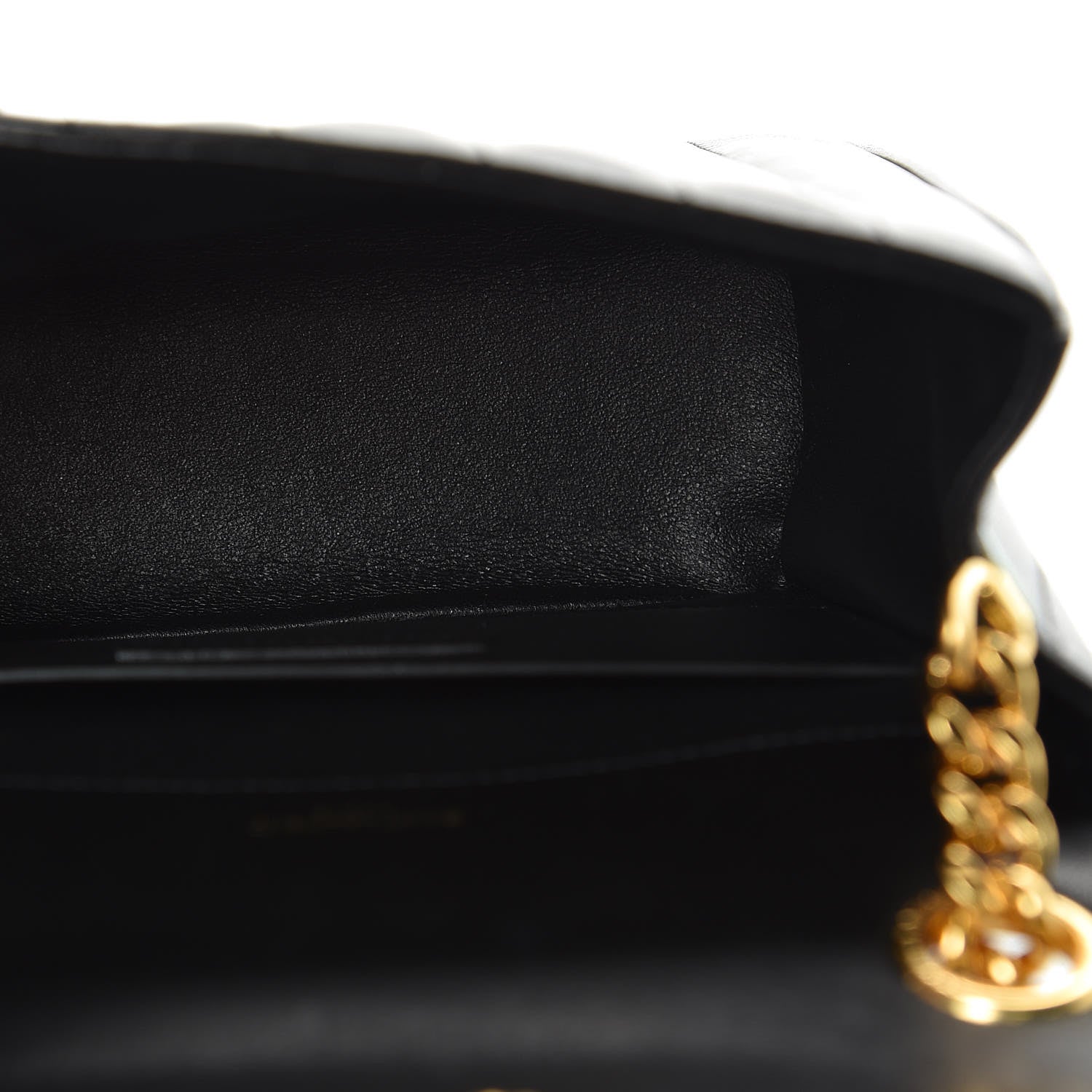 Saint Laurent Lambskin Matelasse Monogram Medium Vicky Chain Bag Black 5 of 9