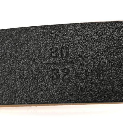 Chanel Suede Lambskin CC Chain Vintage Allure Logo Belt 80 32 Brown 4 of 9