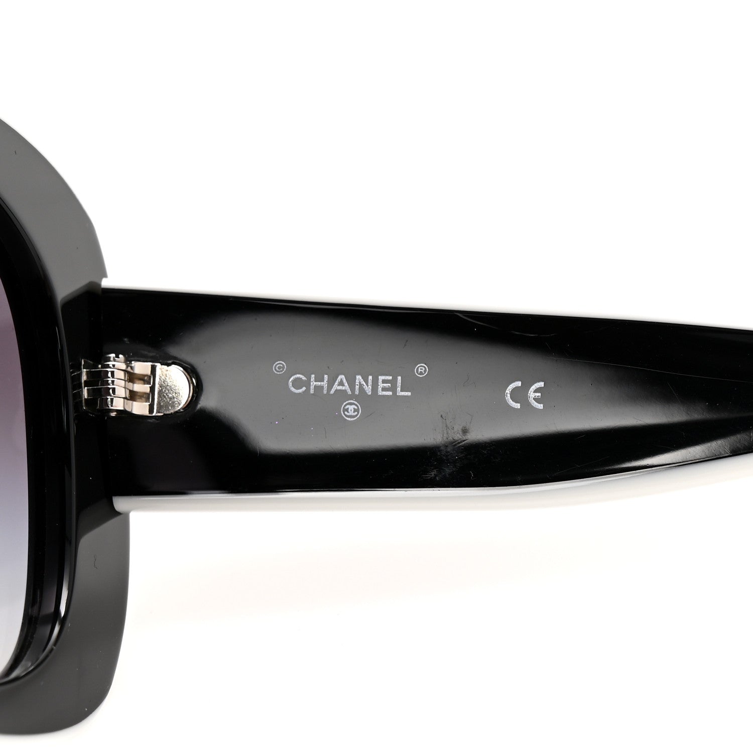 Chanel Acetate Sunglasses 71414A Black 5 of 9