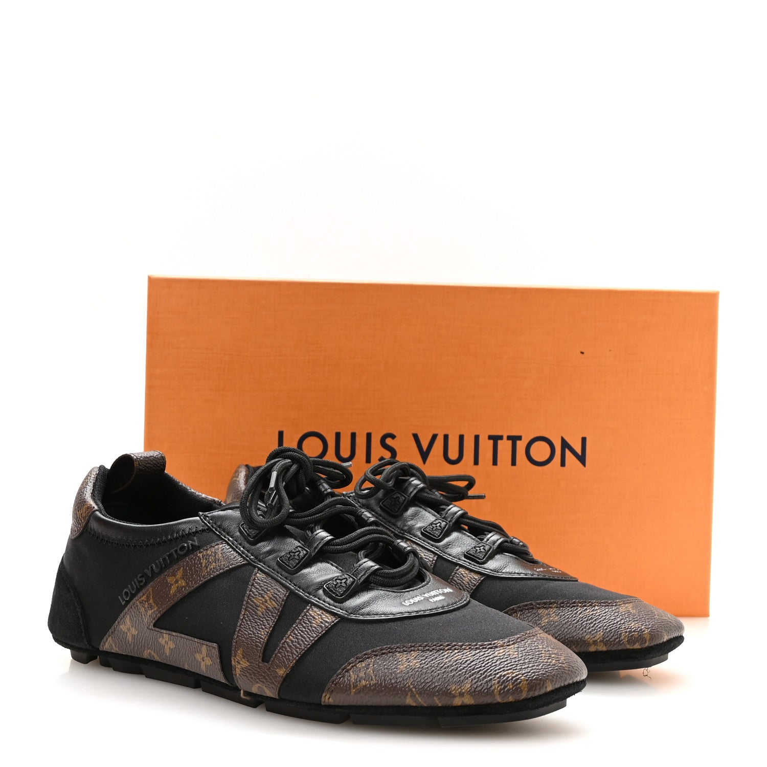 Louis Vuitton Monogram Calfskin Womens LV Sneakerina 40 Black 8 of 8