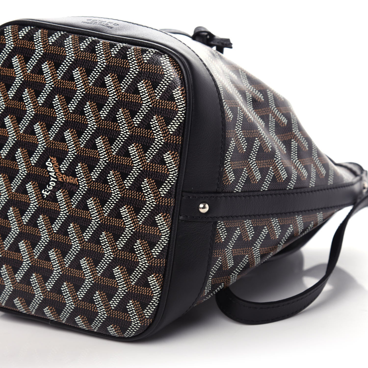 Goyard Goyardine Petit Flot Bucket Bag PM Black 8 of 8