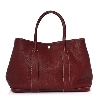 Hermes Negonda Garden Party Tote 36 MM Rouge H 1 of 10