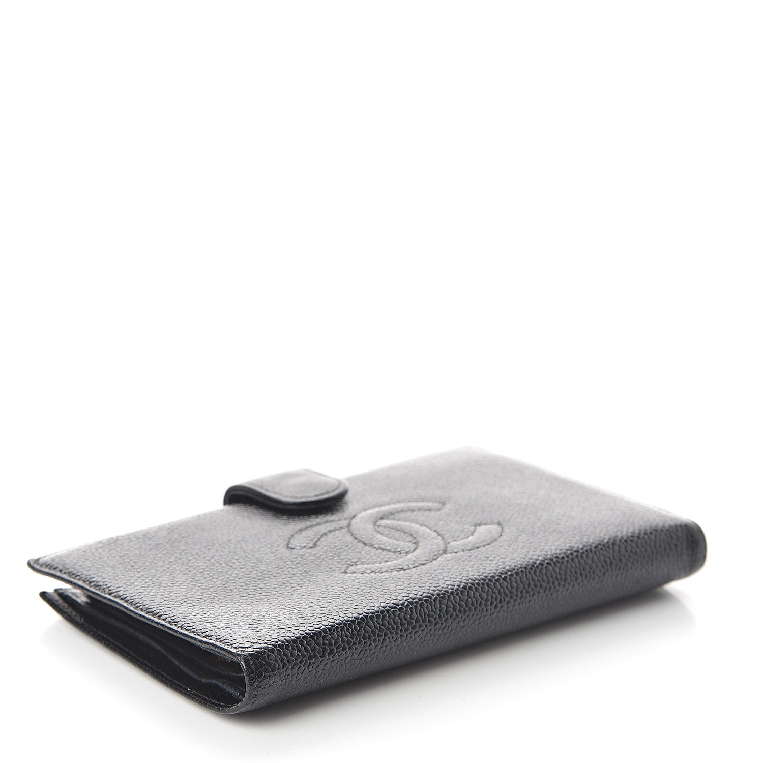 Chanel Caviar Timeless CC French Wallet Black 3 of 5