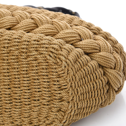 Chanel Woven Raffia Lambskin Coco Country Tote 11 of 15