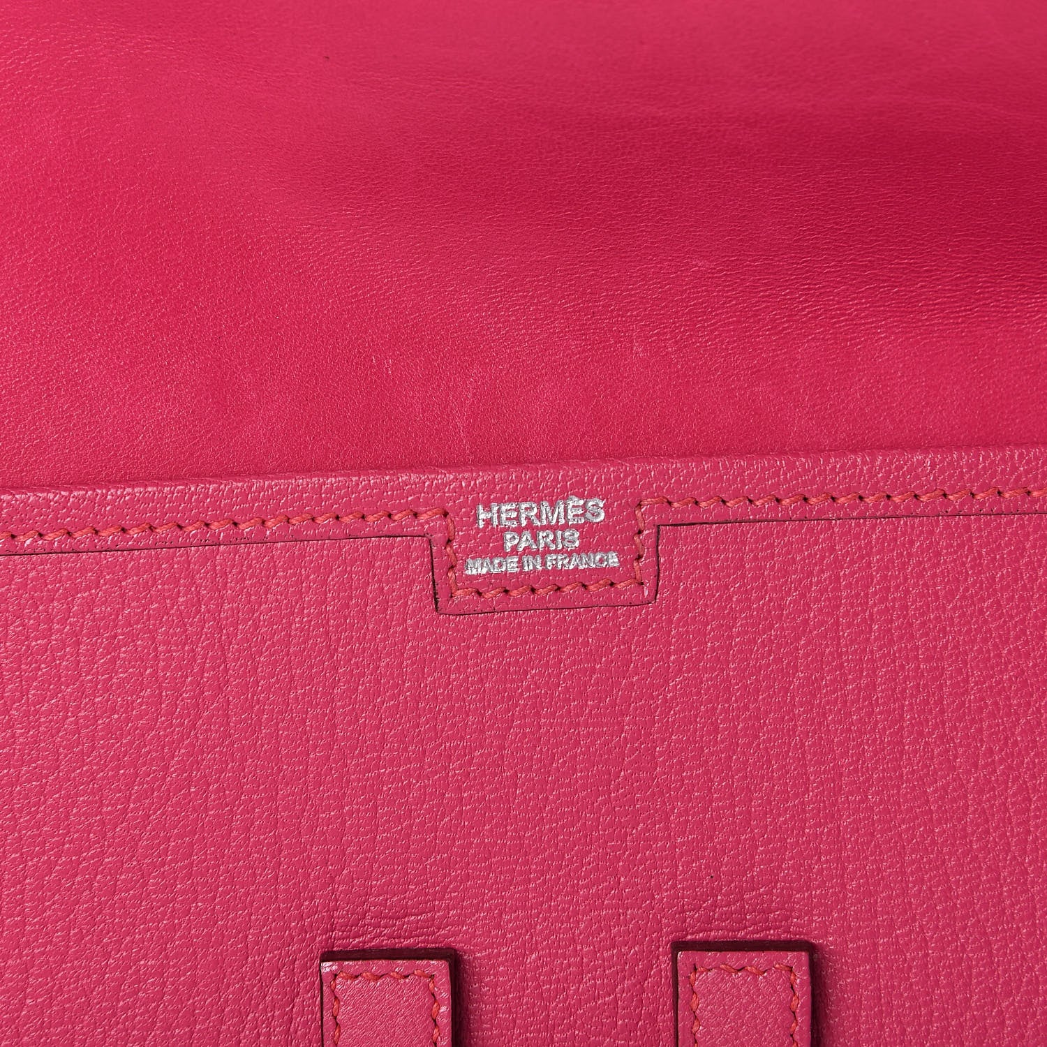 Hermes Chèvre Mysore Jige Elan 29 Clutch Rose Shocking 6 of 8
