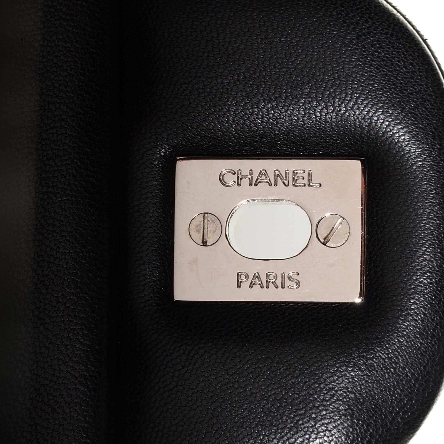 Chanel Lambskin Quilted Jumbo Double Flap Black 9 of 9