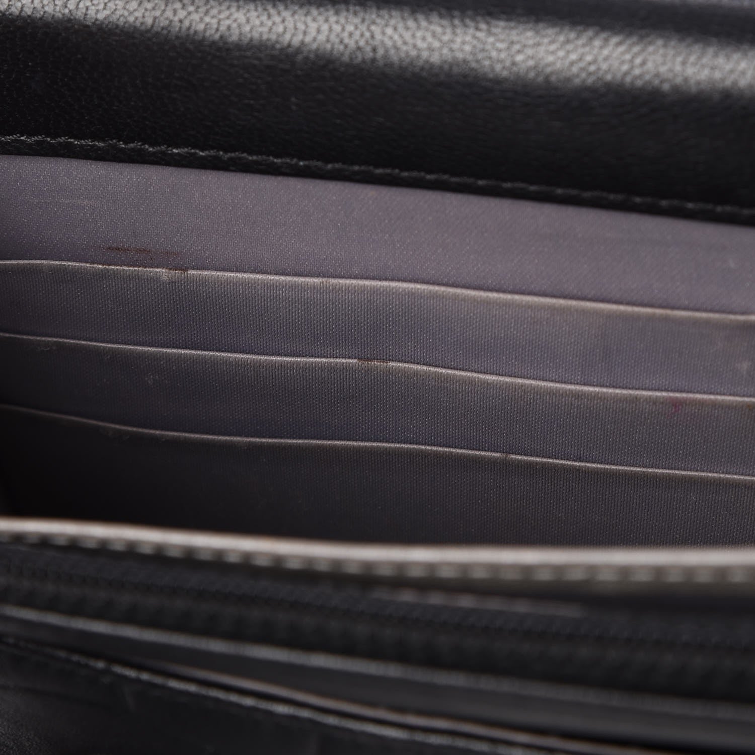 Chanel Lambskin Camellia Embossed Wallet on Chain WOC Black 12 of 17