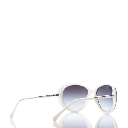 Chanel Butterfly Sunglasses 6037 White 4 of 8