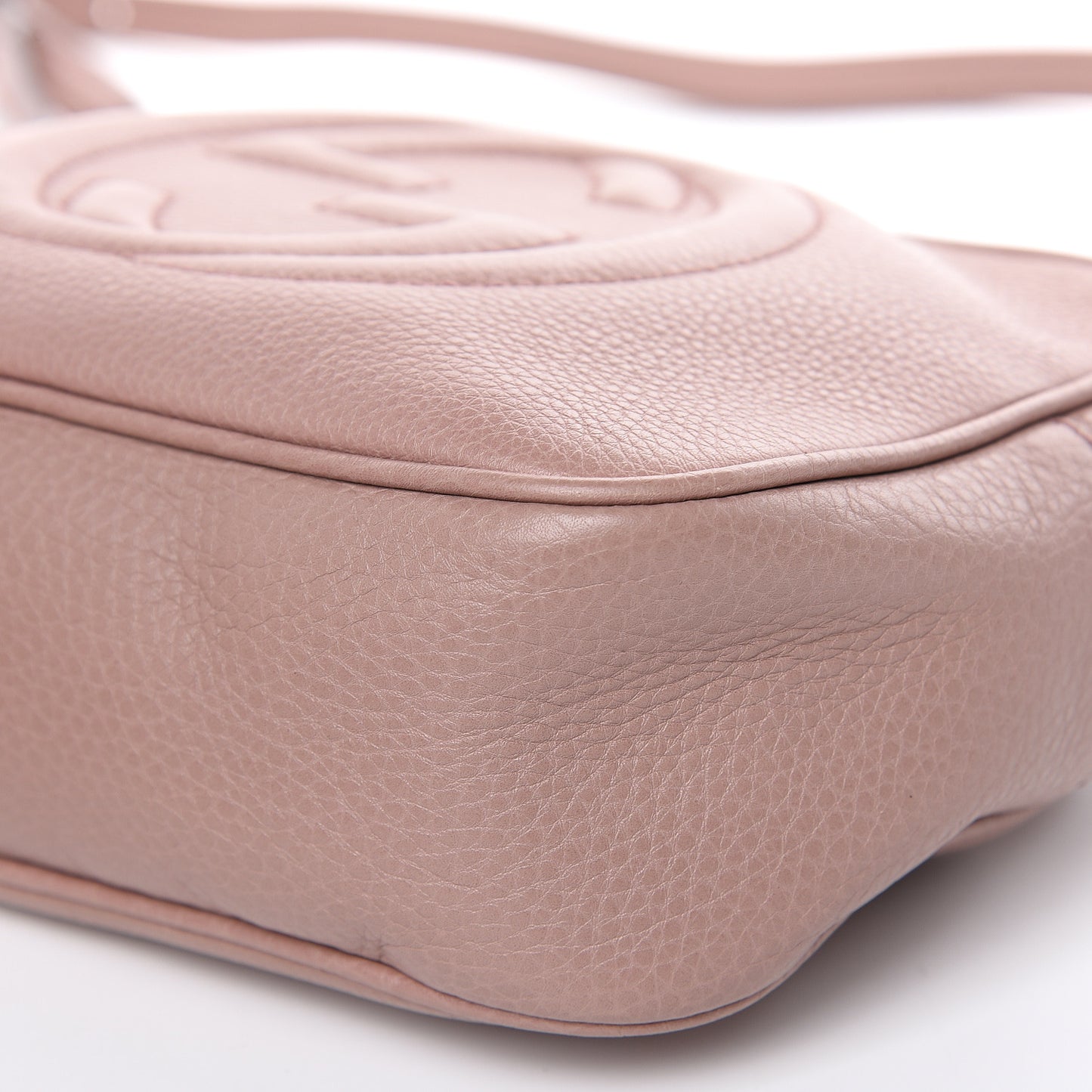 Cellarius Calfskin Small Soho Disco Bag Dark Cipria