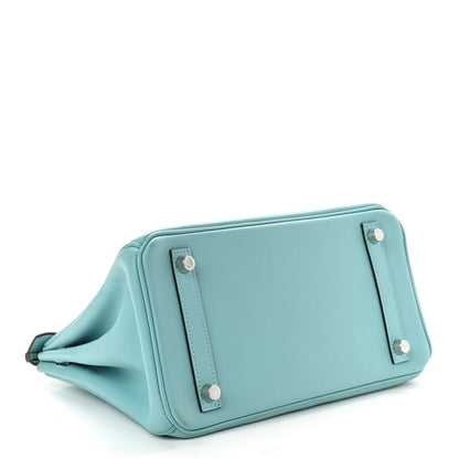 Hermes Swift Birkin 25 Bleu Atoll 4 of 13