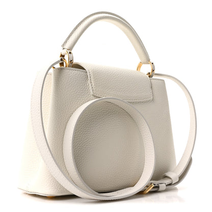 Louis Vuitton Taurillon Capucines BB Blanc Casse 3 of 9