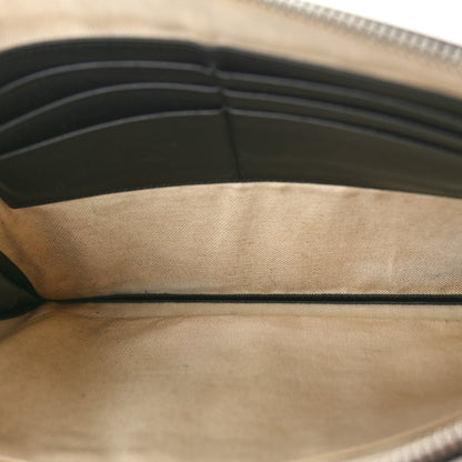 Gucci GG Supreme Monogram Blind For Love Wristlet Pouch Black 5 of 8