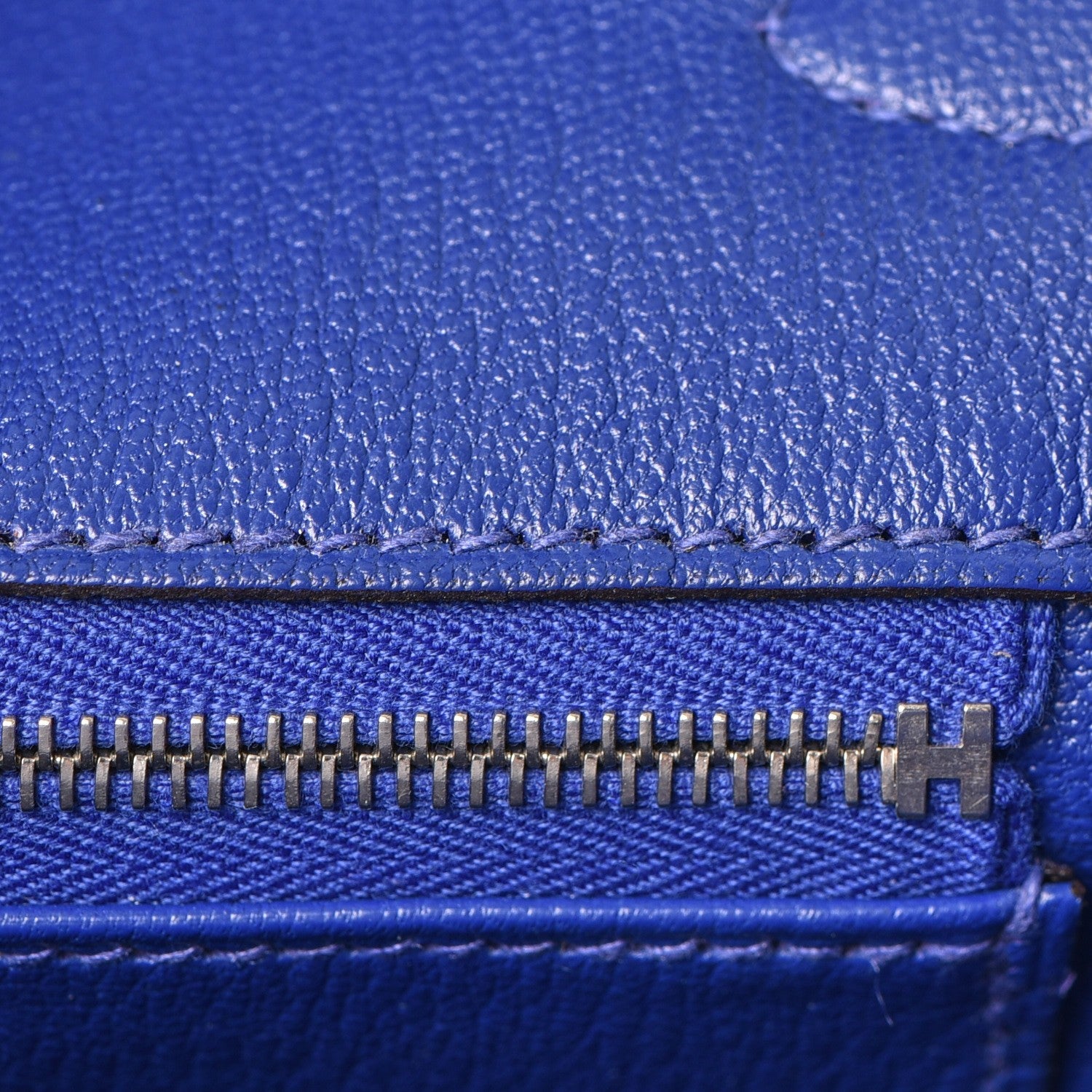 Hermes Togo Birkin 35 Bleu Electrique 19 of 37