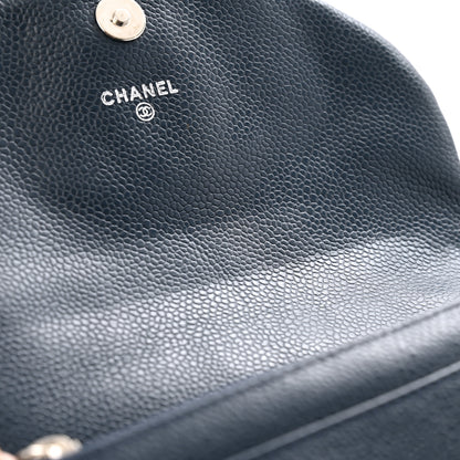 Chanel Caviar Half Moon Wallet On Chain WOC Marine 12 of 14