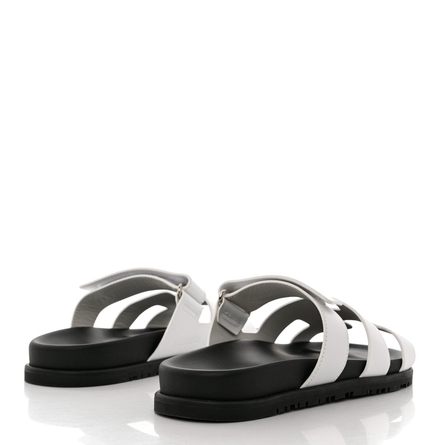 Calfskin Womens Chypre Sandals 39.5 White
