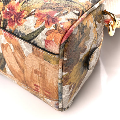 Gucci GG Supreme Monogram Water Flora Web Mini Ophidia Top Handle Bowler Bag Beige White Multicolor 11 of 11
