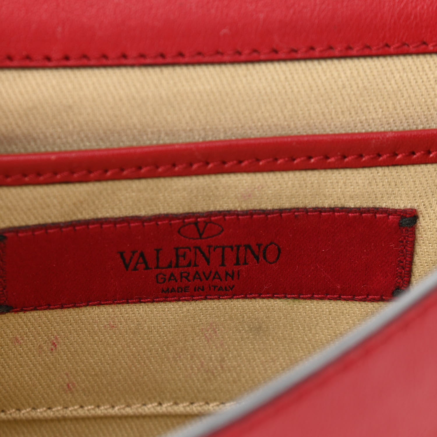 Valentino Garavani Vitello Mini Rockstud Flap Saddle Crossbody Bag Rosso Valentino 6 of 9