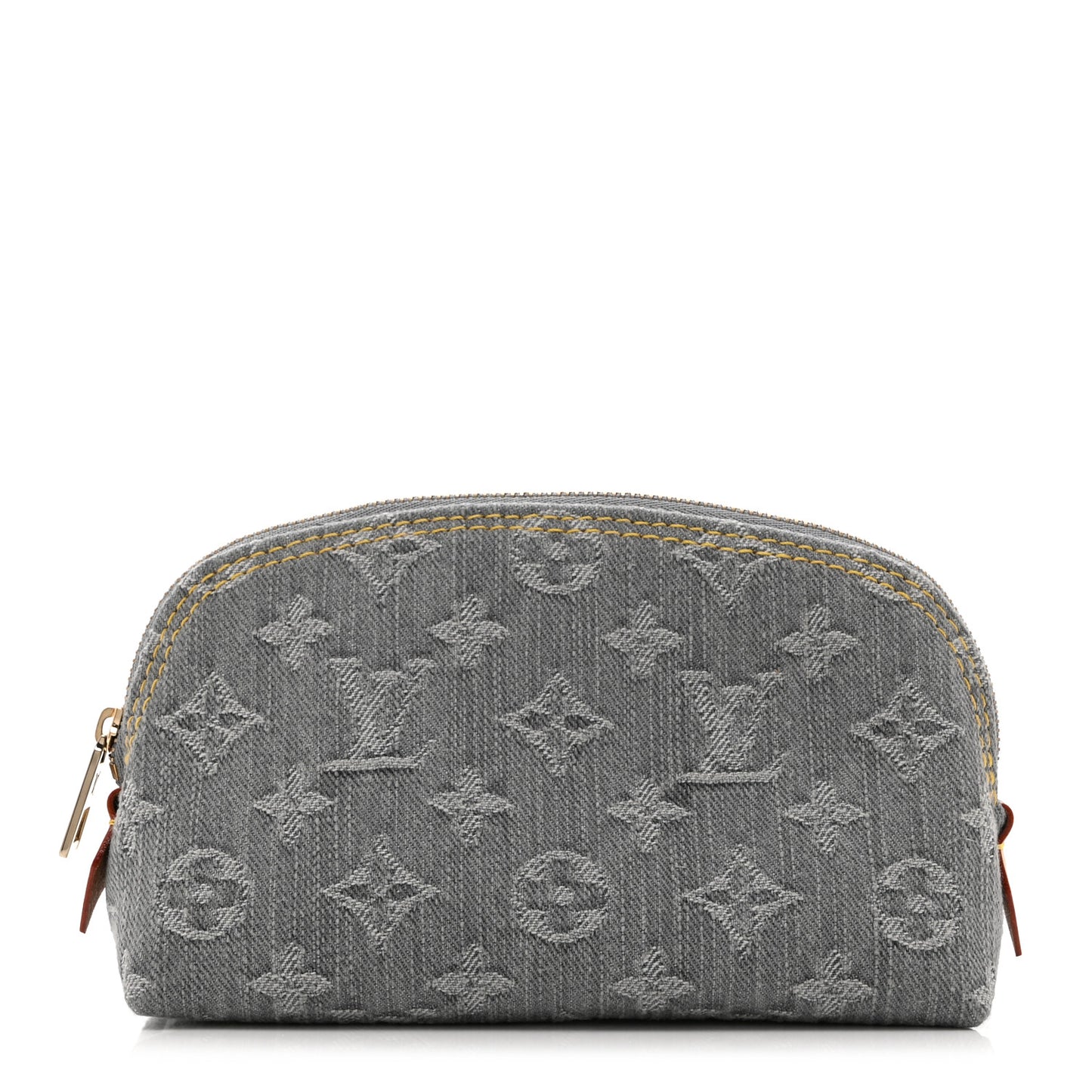 Denim Monogram Pochette Cosmetique PM Cloudy Grey