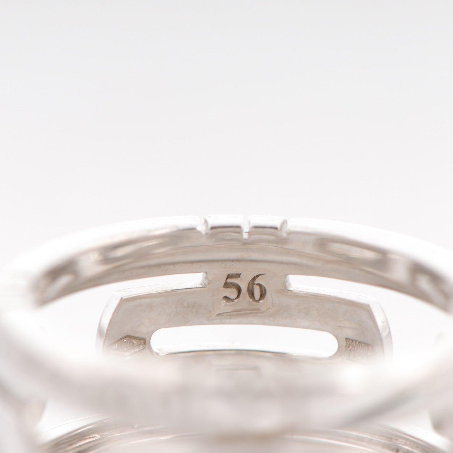 Bulgari 18K White Gold Small Parentesi Ring 7.5 4 of 4