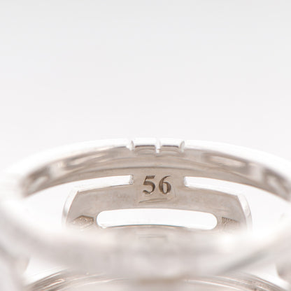Bulgari 18K White Gold Small Parentesi Ring 7.5 4 of 4