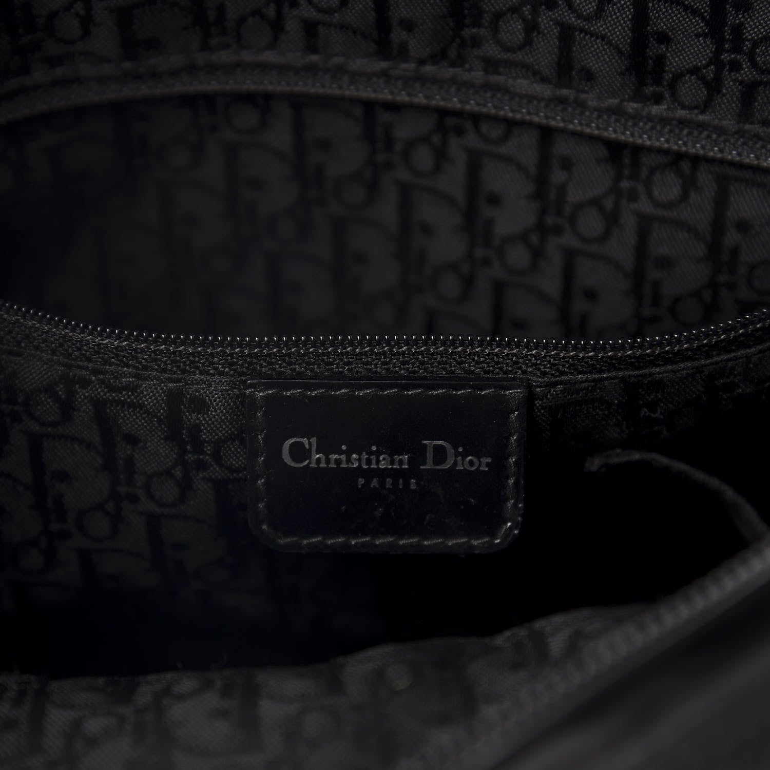 Christian Dior Calfskin Gambler Dice Bowler Black 9 of 11