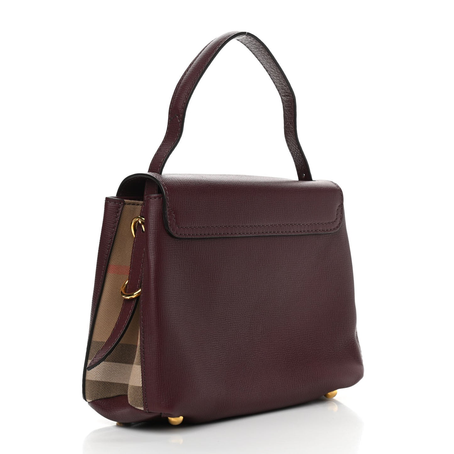 Derby Calfskin House Check Small Camberley Mahogany Red
