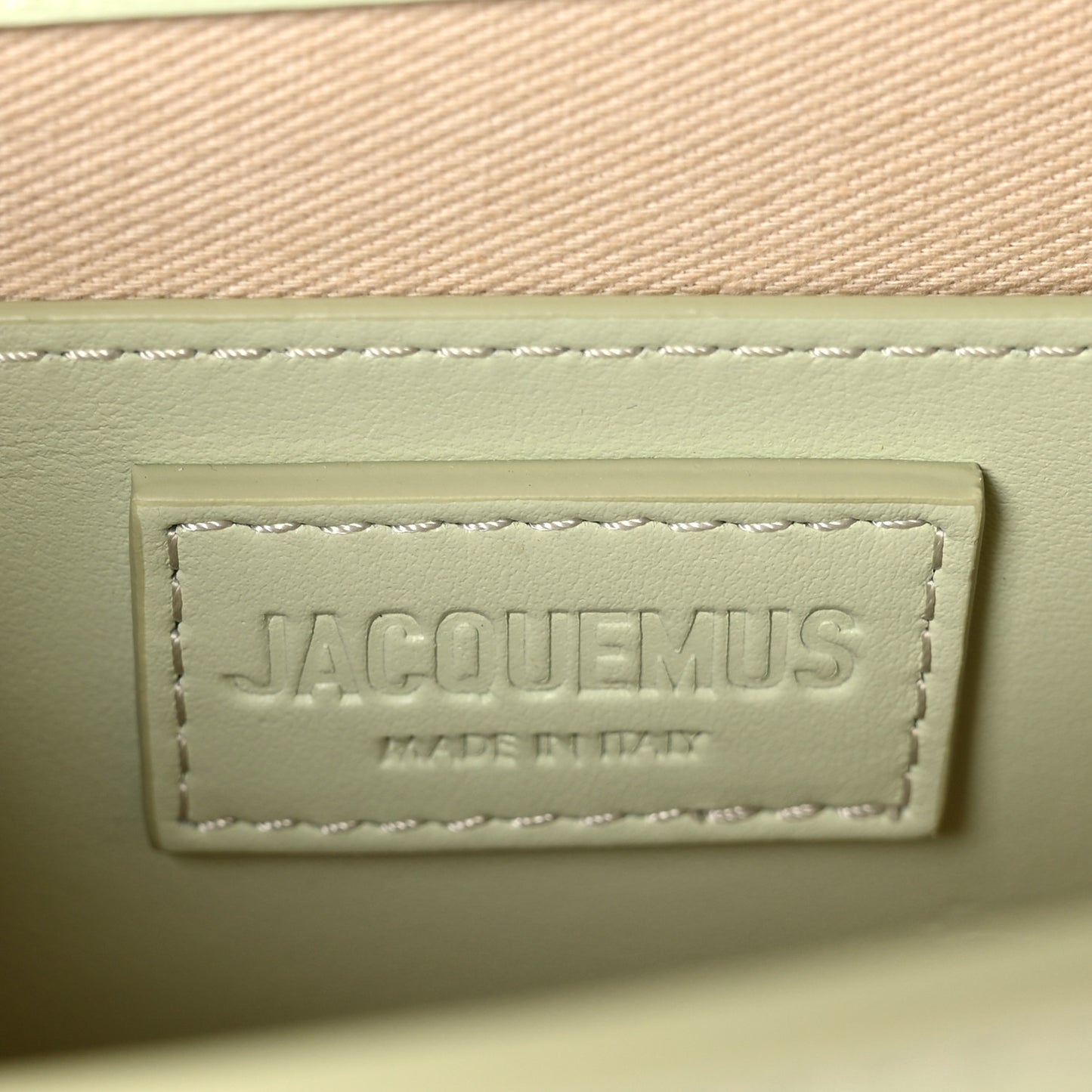 Smooth Calfskin Le Bambino Long Light Green