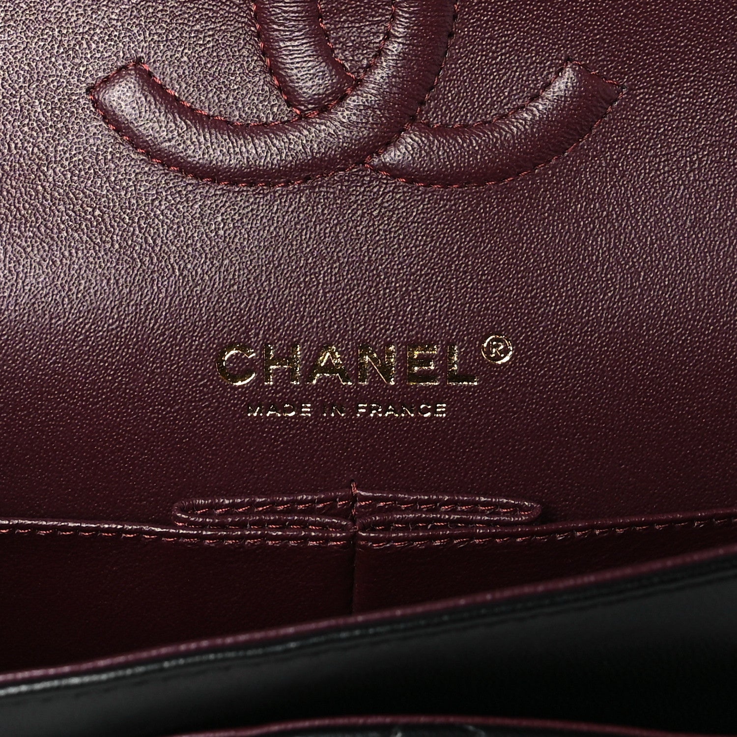 Chanel Lambskin Quilted Medium Double Flap Black 6 of 11