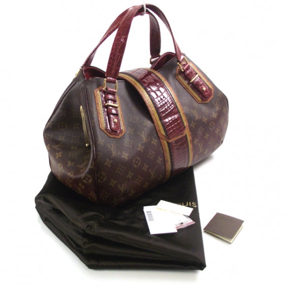 Louis Vuitton Monogram Mirage Griet Exotic Bordeaux 3 of 8