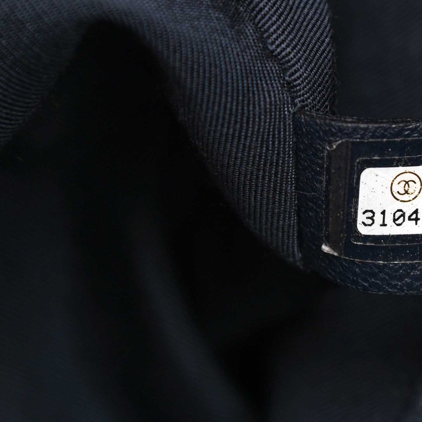 Lambskin Quilted Medium Chanel 19 Flap Navy Blue
