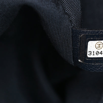 Chanel Lambskin Quilted Medium Chanel 19 Flap Navy Blue 7 of 10