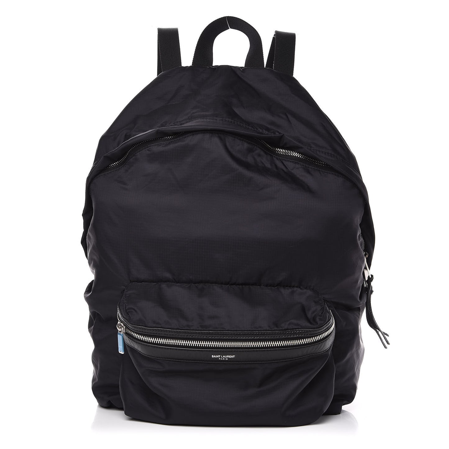 Nylon City Fold Up Backpack Belt Bag Black