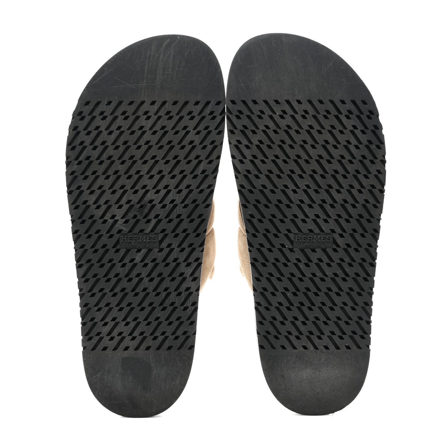 Suede Goatskin Extra Sandals 40 Beige Argile