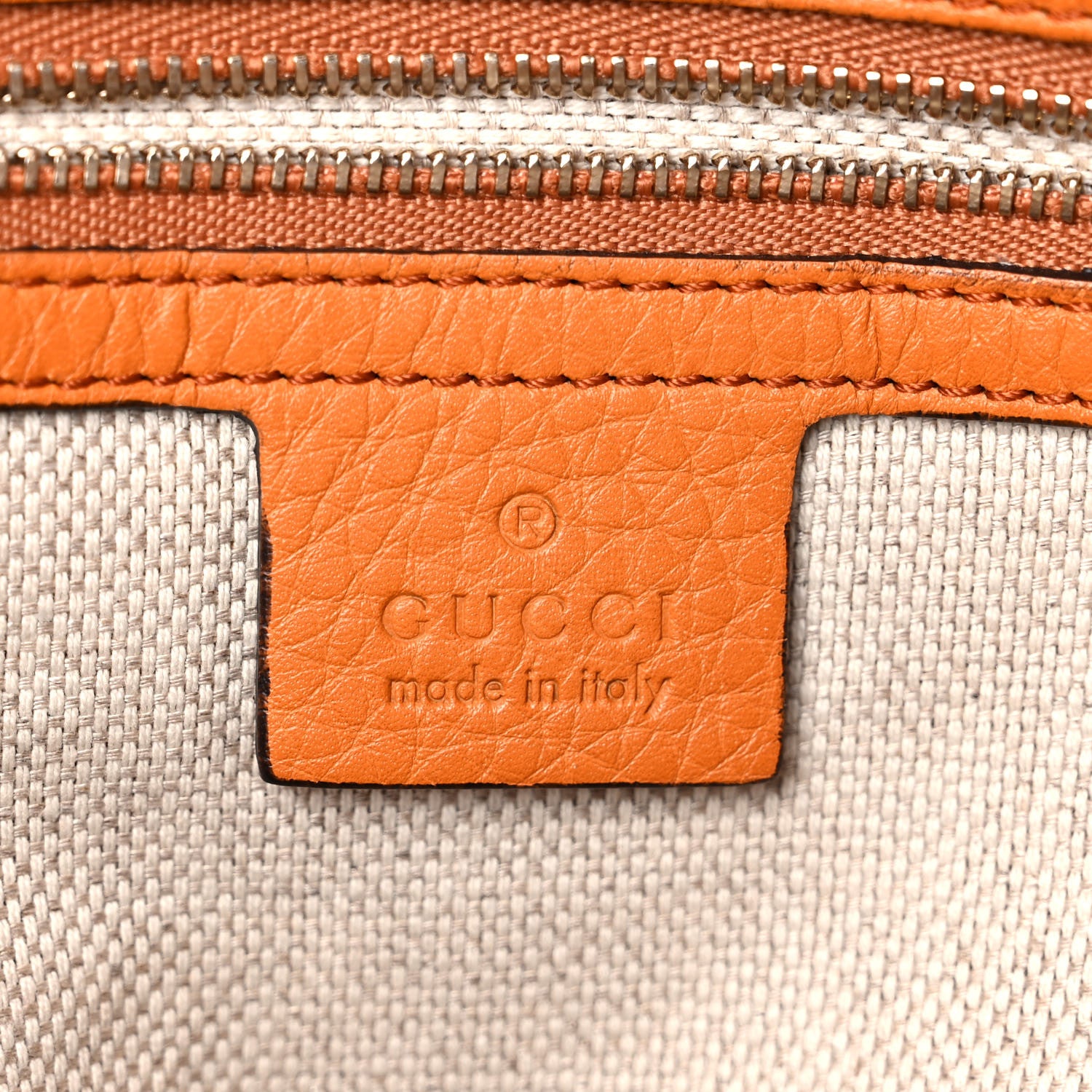 Gucci Pebbled Calfskin Medium Soho Shoulder Bag Curcuma 6 of 18