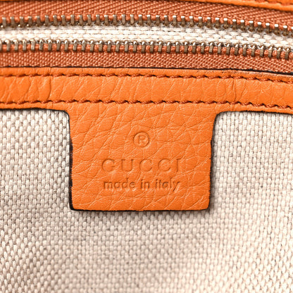 Gucci Pebbled Calfskin Medium Soho Shoulder Bag Curcuma 6 of 18