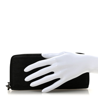 Louis Vuitton Epi Clemence Wallet Black 2 of 11