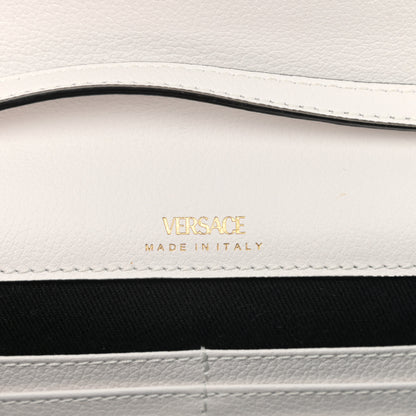 Versace Grained Calfskin La Medusa Crossbody Bag White 6 of 9