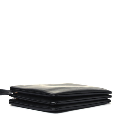 Celine Lambskin Large Trio Crossbody Bag Black 3 of 5