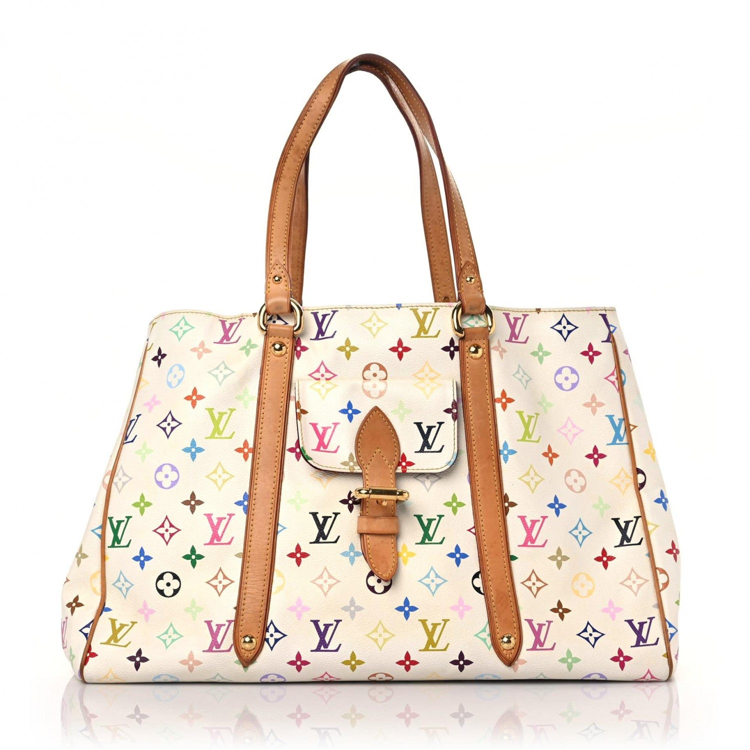 Louis Vuitton Monogram Multicolor Aurelia GM White 1 of 26